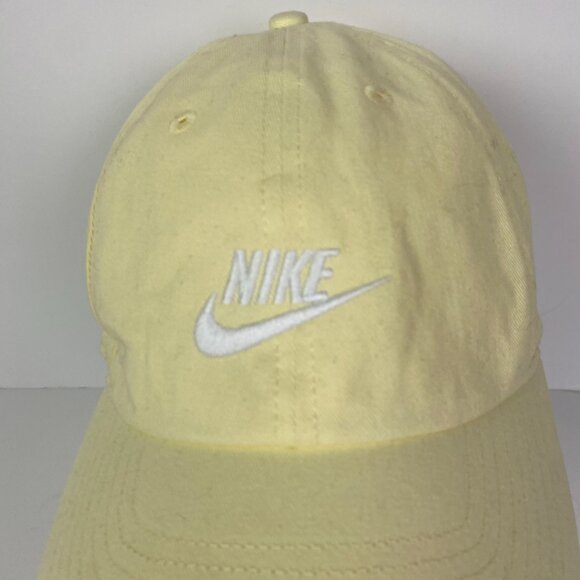 Nike Heritage86 Hat Cap 1SIze Adjustable Yellow Futura 913011-744 - Picture 3 of 10